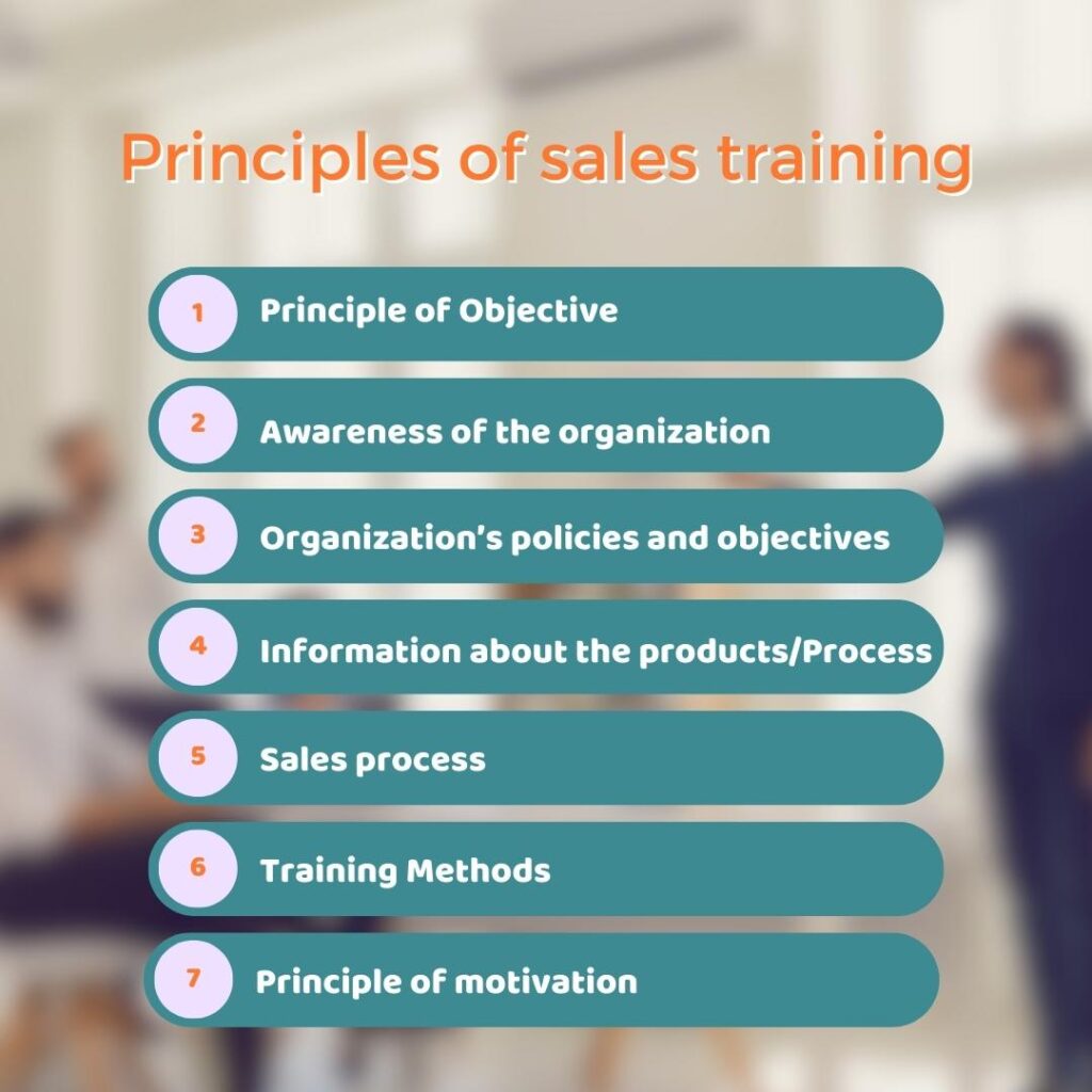 Principles of Sales Training