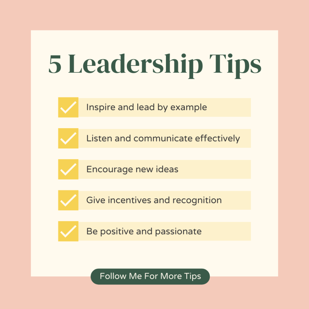 5 leadership tips