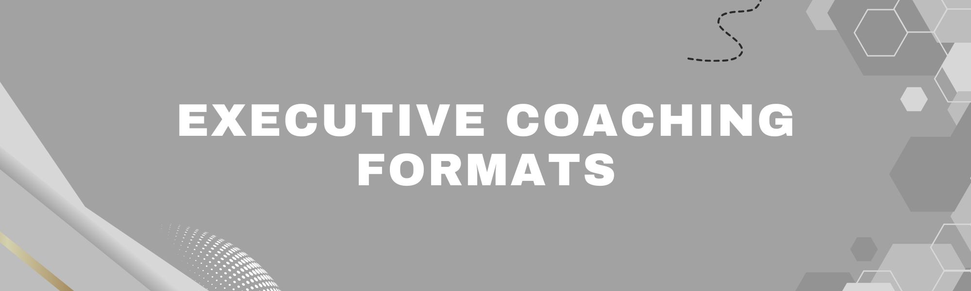 Executive Coaching Formats