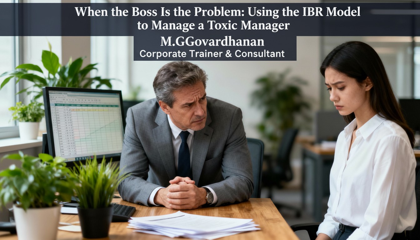 The IBR Model: A Smarter Way to Manage a Toxic Manager
