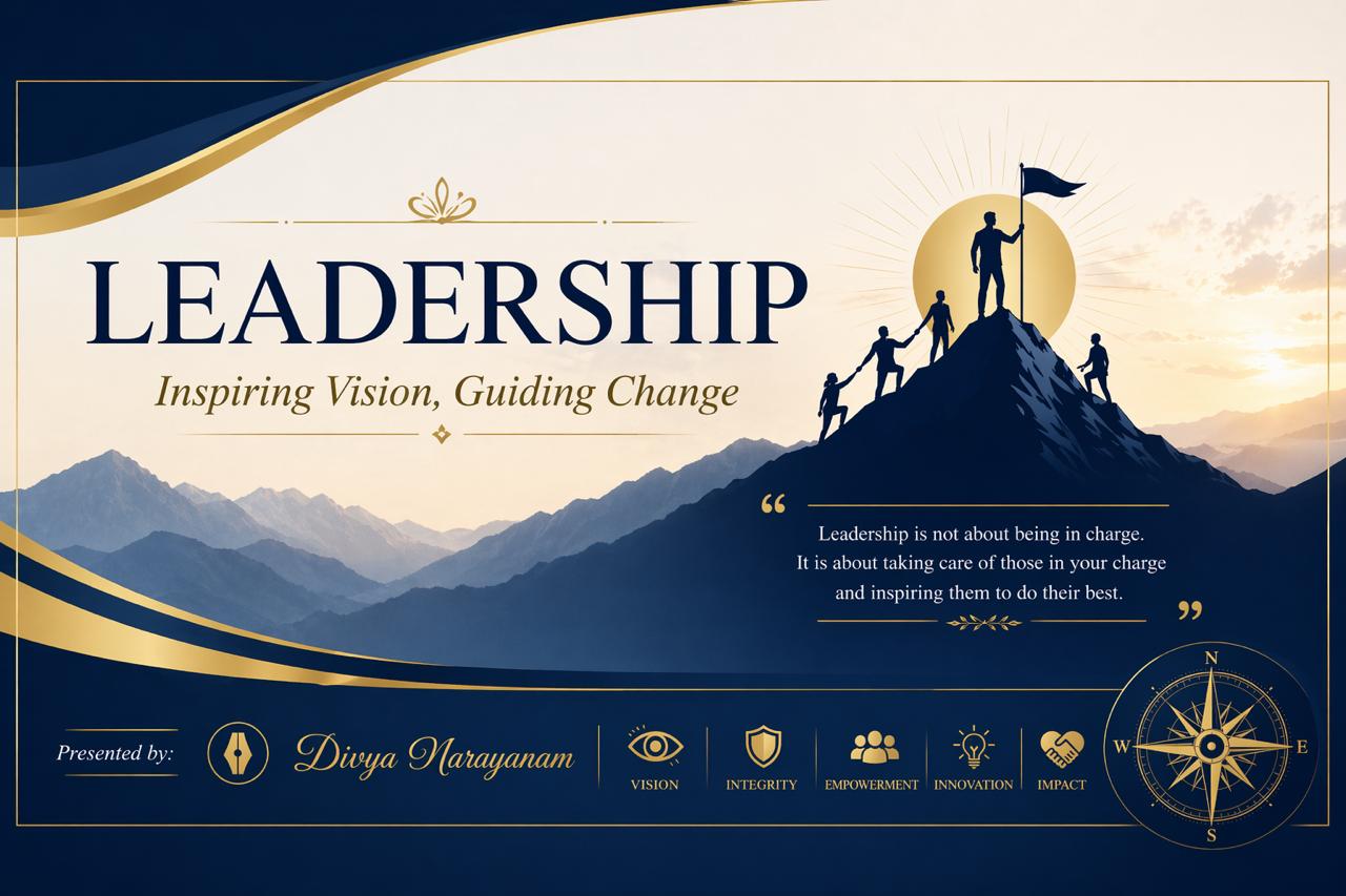 Leadership: Inspiring Vision, Guiding Change